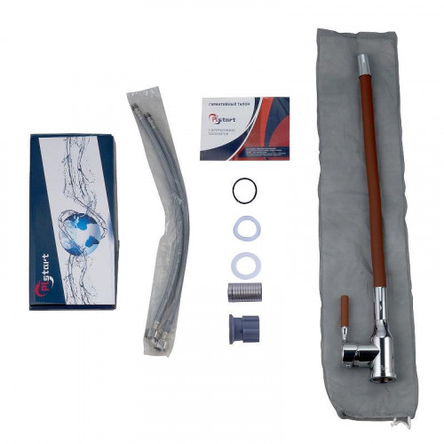 Смеситель для кухни Plstart PG54022B29 цвет Хром Коричневый