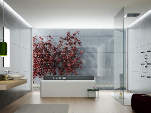 Смеситель для раковины Webert Living LV830606015 Хром встраиваемый