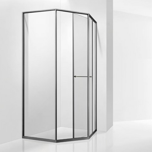 Душевой уголок RGW 80x120 33328282-110R профиль цвет Серый стекло прозрачное