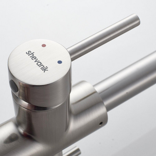 Смеситель для кухни Shevanik S328L цвет Сатин