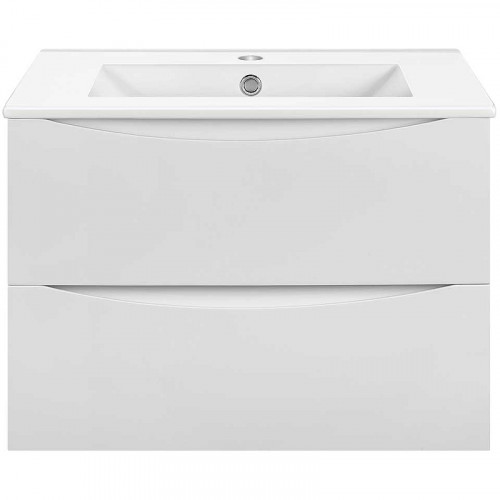 Тумба под раковину Vincea Mia Slim 60 VMC-2MC600S1GW подвесная G.White МДФ / ЛДСП