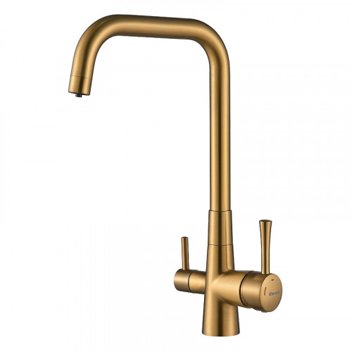 Смеситель для кухни Shevanik S528G цвет Золотой сатин