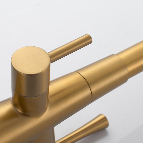 Смеситель для кухни Shevanik S528G цвет Золотой сатин