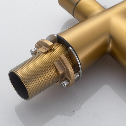 Смеситель для кухни Shevanik S528G цвет Золотой сатин