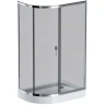 Душевой уголок AM.PM Like Solo Slide 120x80 W83UG-302U120CG профиль Хром глянцевый стекло тонированное