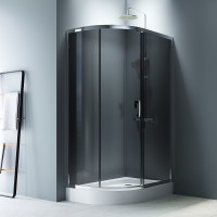 Душевой уголок AM.PM Like Solo Slide 120x80 W83UG-302U120CG профиль Хром глянцевый стекло тонированное
