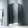 Душевой уголок AM.PM Like Solo Slide 120x80 W83UG-302U120CG профиль Хром глянцевый стекло тонированное