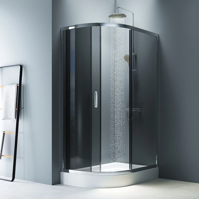 Душевой уголок AM.PM Like Solo Slide 120x80 W83UG-302U120CG профиль Хром глянцевый стекло тонированное