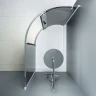 Душевой уголок AM.PM Like Solo Slide 120x80 W83UG-302U120CG профиль Хром глянцевый стекло тонированное