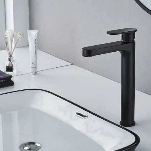 Смеситель для раковины Shevanik S8711H цвет Черный