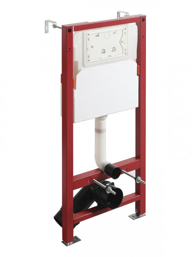 Комплект унитаза с инсталляцией Agger ATI09150L+APB100 цвет Белый с сиденьем Микролифт и клавишей смыва цвет Хром