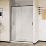 Душевая дверь Vincea City 140 VDS-5CT140CLGM профиль Вороненая сталь стекло прозрачное