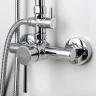 Душевая система WasserKRAFT A12202 Хром латунь на стену