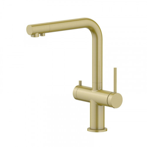 Смеситель для кухни Aquatek Европа AQ1385BG цвет Золото шлифованное