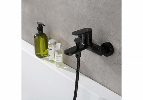 Смеситель для ванны Aquatek Альфа AQ1940MB цвет Черный матовый