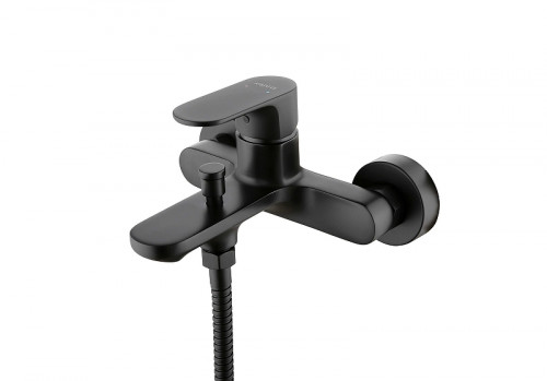 Смеситель для ванны Aquatek Альфа AQ1940MB цвет Черный матовый