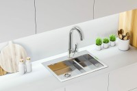 Смеситель для кухни Lemark Evitta LM0505C Хром латунь