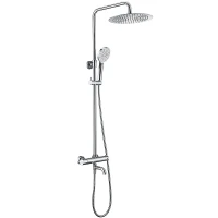 Душевая система WasserKRAFT Thermo A18801 с термостатом Хром латунь на стену