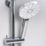Душевая система WasserKRAFT Thermo A18801 с термостатом Хром латунь на стену