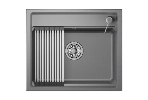 Кухонная мойка Granula Kitchen Space 60 6003 цвет Алюминиум