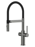 Смеситель для кухни Agger Elegant A3252555 цвет Оружейная сталь Черный