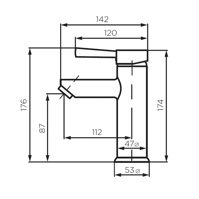 Смеситель для раковины Dorff Logic D3002100SS Нержавеющая сталь нержавеющая сталь