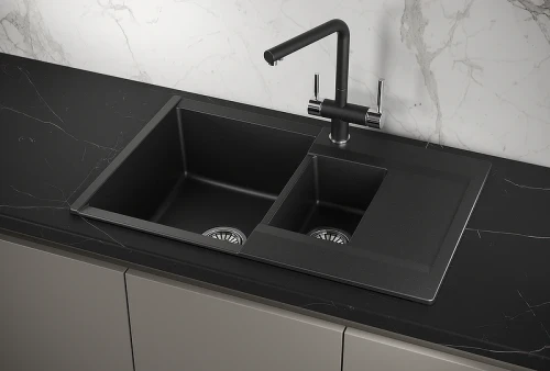 Кухонная мойка Granula Estetica 78 7808 цвет Шварц