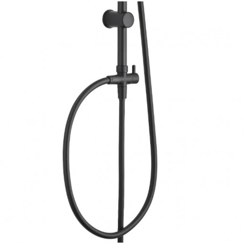 Душевая система Aquanet Passion AF300-70-RC-B Черный латунь на стену