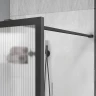Душевая перегородка Vincea Walk in HP Art 110 VSW-1HP110FLGM профиль вороненая сталь стекло рифленое