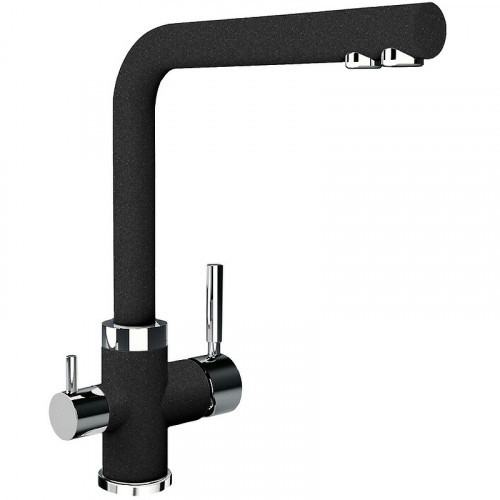 Смеситель для кухни Florentina Арес 333.19H.2123.102 Черный латунь