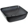 Раковина-чаша AeT Elite Square 42 L602T0R0V0105 Черная матовая фаянс накладная