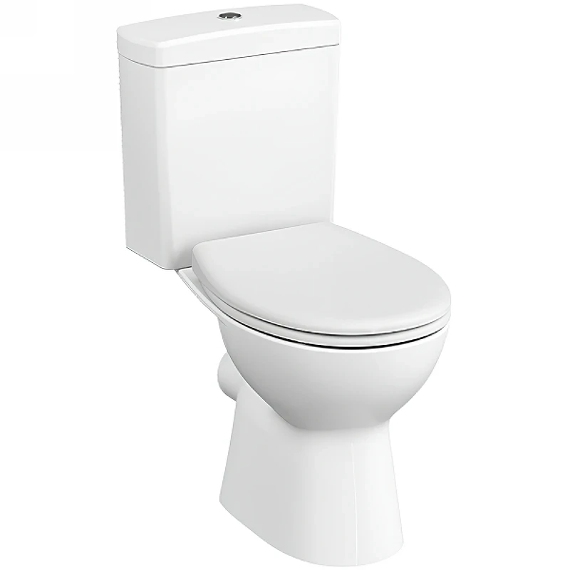 Унитаз компакт Vitra S10 SmoothFlush 9864B003-7201 с бачком и сиденьем Микролифт фарфор напольный