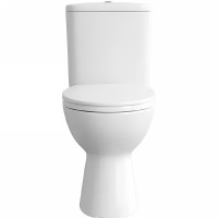 Унитаз компакт Vitra S10 SmoothFlush 9864B003-7201 с бачком и сиденьем Микролифт фарфор напольный