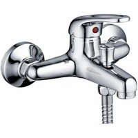 Смеситель для ванны Ledeme H39-B 3039-ВL Хром силумин на стену