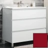 Тумба с раковиной SanVit Авеню-3 120 kavenu3120 в цвете Ral Красный глянец МДФ / ЛДСП