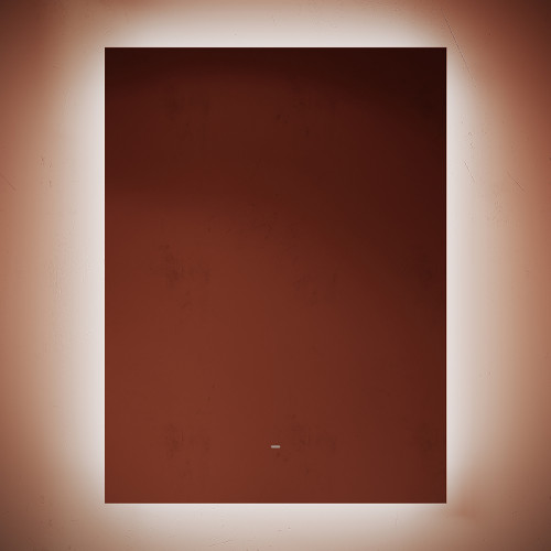 Зеркало Sancos Square 60 SQ600 с подсветкой с сенсорным выключателем стекло