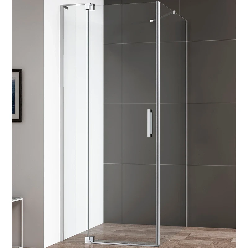 Душевой уголок Cezares Slider 90x90 SLIDER-AH-1-90-80/90-C-Cr профиль Хром стекло прозрачное