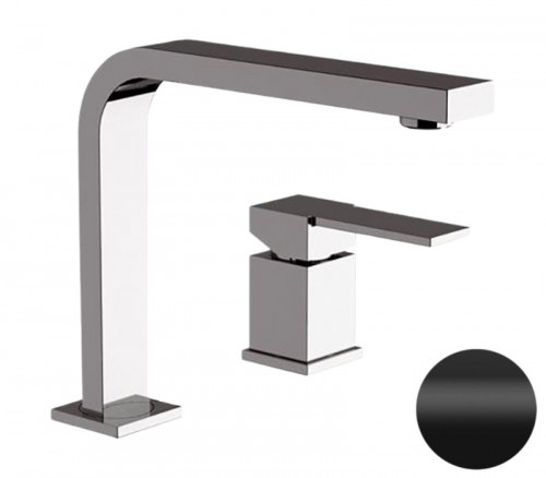 Смеситель для раковины Remer Qubika Q57NO цвет Черный матовый
