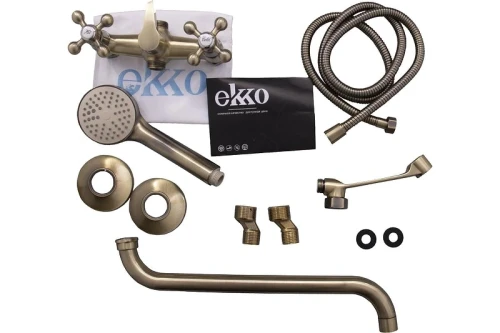Смеситель для ванны Ekko E26019-4 универсальный цвет Бронза