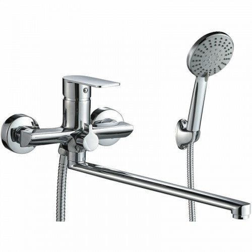 Смеситель для ванны WesnaArt Ray RAY11-320 универсальный Хром латунь на стену