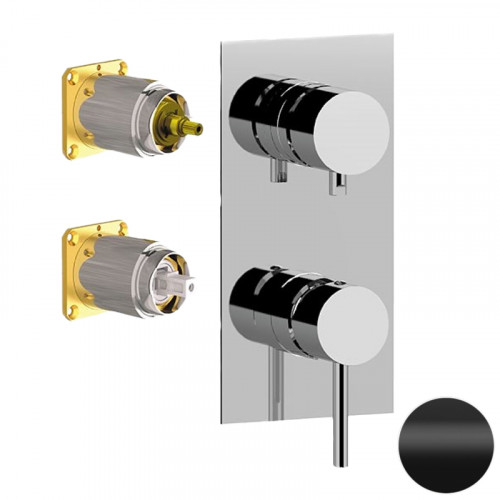 Смеситель для душа Remer X Style X93QKBNO цвет Черный матовый