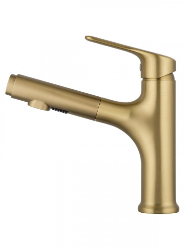 Смеситель для раковины Wonzon &amp; Woghand WW-AE4151-BG цвет Брашированное золото