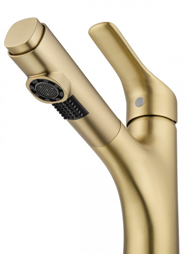 Смеситель для раковины Wonzon &amp; Woghand WW-AE4151-BG цвет Брашированное золото