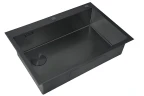 Кухонная мойка ZorG Lux Grafit 75 L LUX 7551-L GRAFIT цвет Графит
