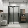 Душевой уголок Grossman Classic 130х90 120.K33.04.1390.21.00 профиль Черный матовый стекло прозрачное
