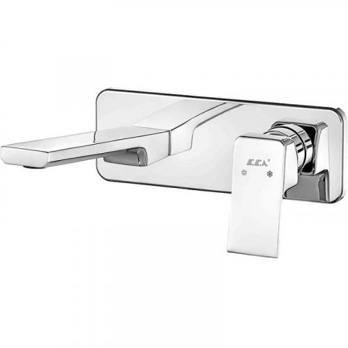 Смеситель для раковины E.C.A. Tiera 102167605EX-K Хром латунь встраиваемый