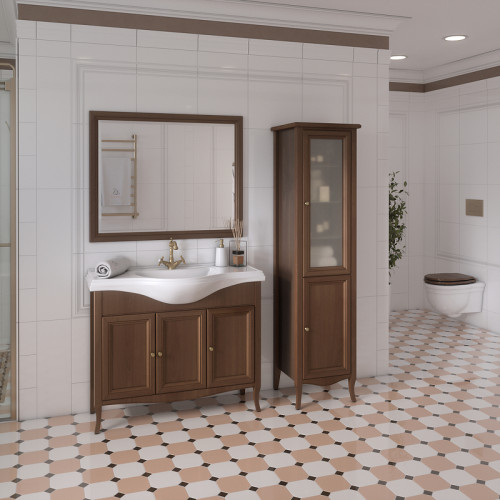 Тумба под раковину Caprigo Лион 105 38314-036.000.00.20 цвет Орех античный