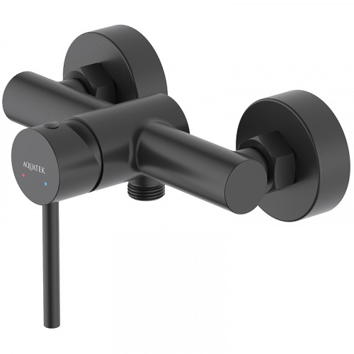 Смеситель для душа Aquatek Европа AQ1332MB Черный матовый латунь на стену