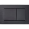 Комплект унитаза AQUAme AQM2002 с инсталляцией Tece Now 9400414 с сиденьем Микролифт и Черной матовой клавишей смыва фаянс подвесной