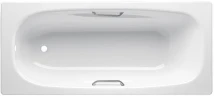 Стальная ванна BLB Universal Anatomica B75U 170x75 с отверстиями для ручек без гидромассажа